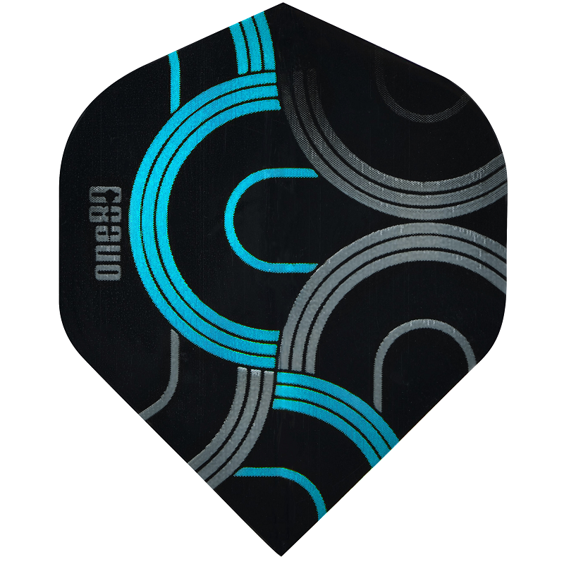ONE80 Circult Light Blue Darts Flights
