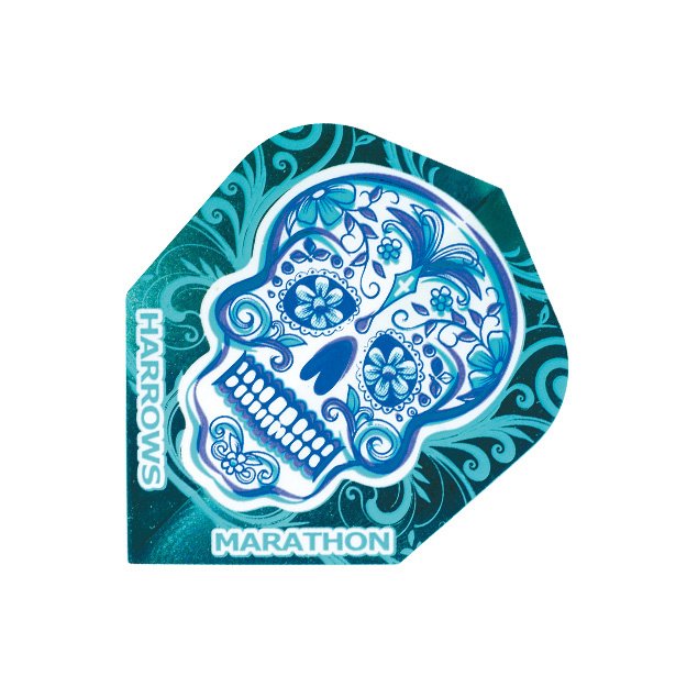 Harrows Marathon Skull Darts Flights