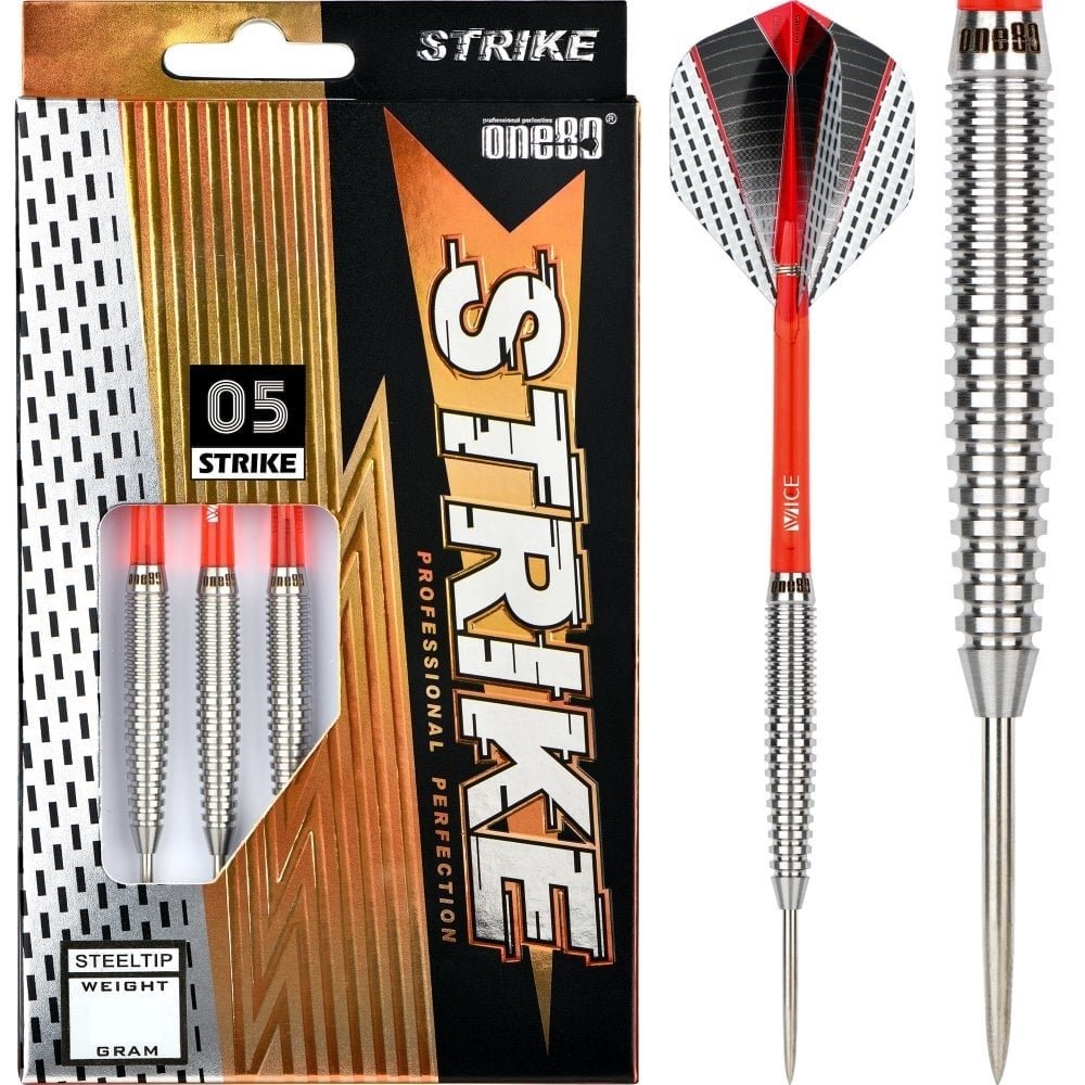 ONE80 Strike 05 80% - Fléchettes pointe Acier