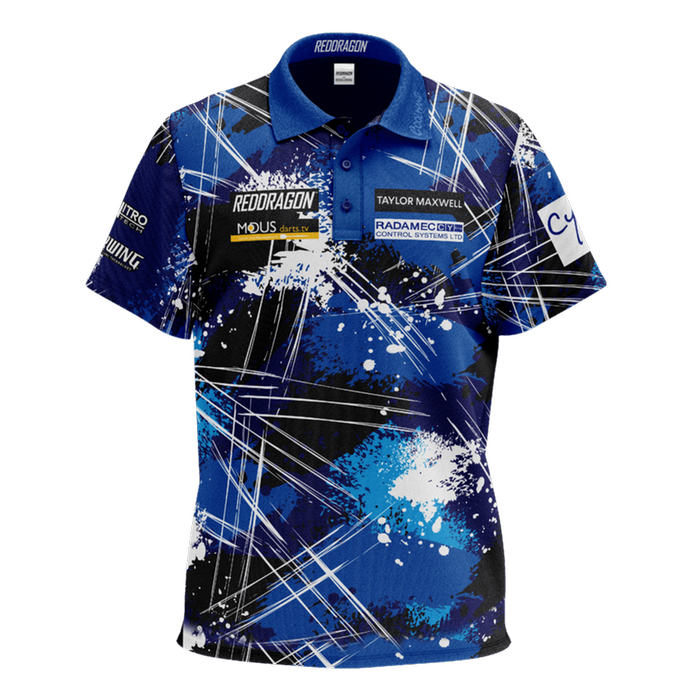 Polo Fléchettes Galactic Master – Turquoise Futuriste main image 1
