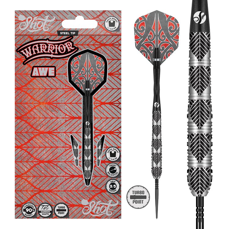 Shot Warrior Awe Turbo Point 90% - Dartpfeile