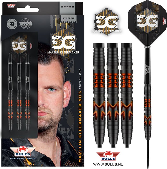 Bull's - Martijn Kleermaker 90% Steel Tip Darts