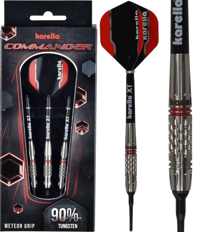 Karella Commander Silver 90% Soft Tip Darts