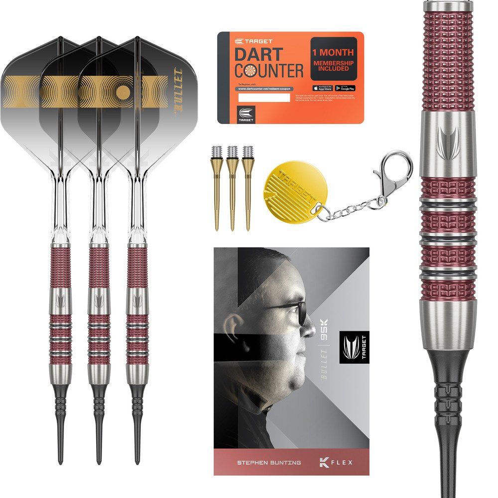 ダーツ TARGET 95K STEPHEN BUNTING MODEL swiss Target Stephen Bunting 95K 95% Soft Tip Darts