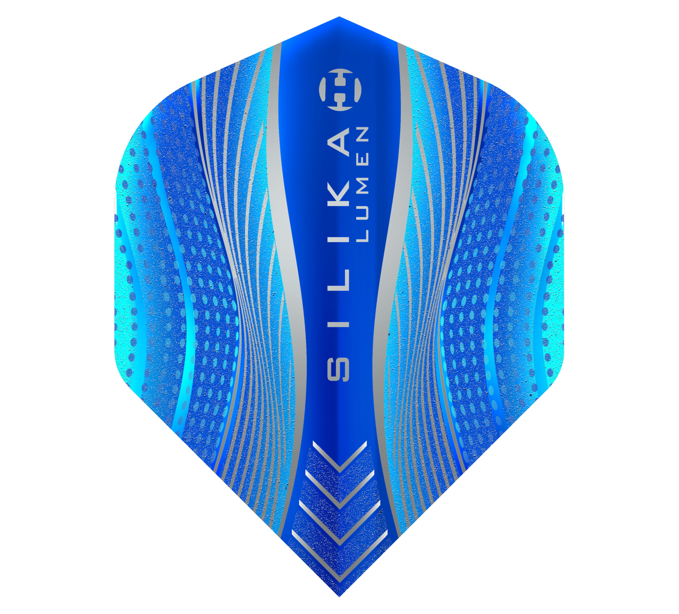 Harrows Silika Lumen NO2 Blue Tough Crystalline Coated Darts Flights