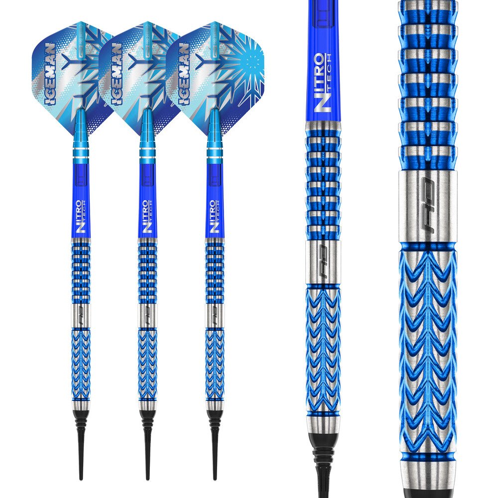 Red Dragon Gerwyn Price Glacier 90% Soft Tip Darts