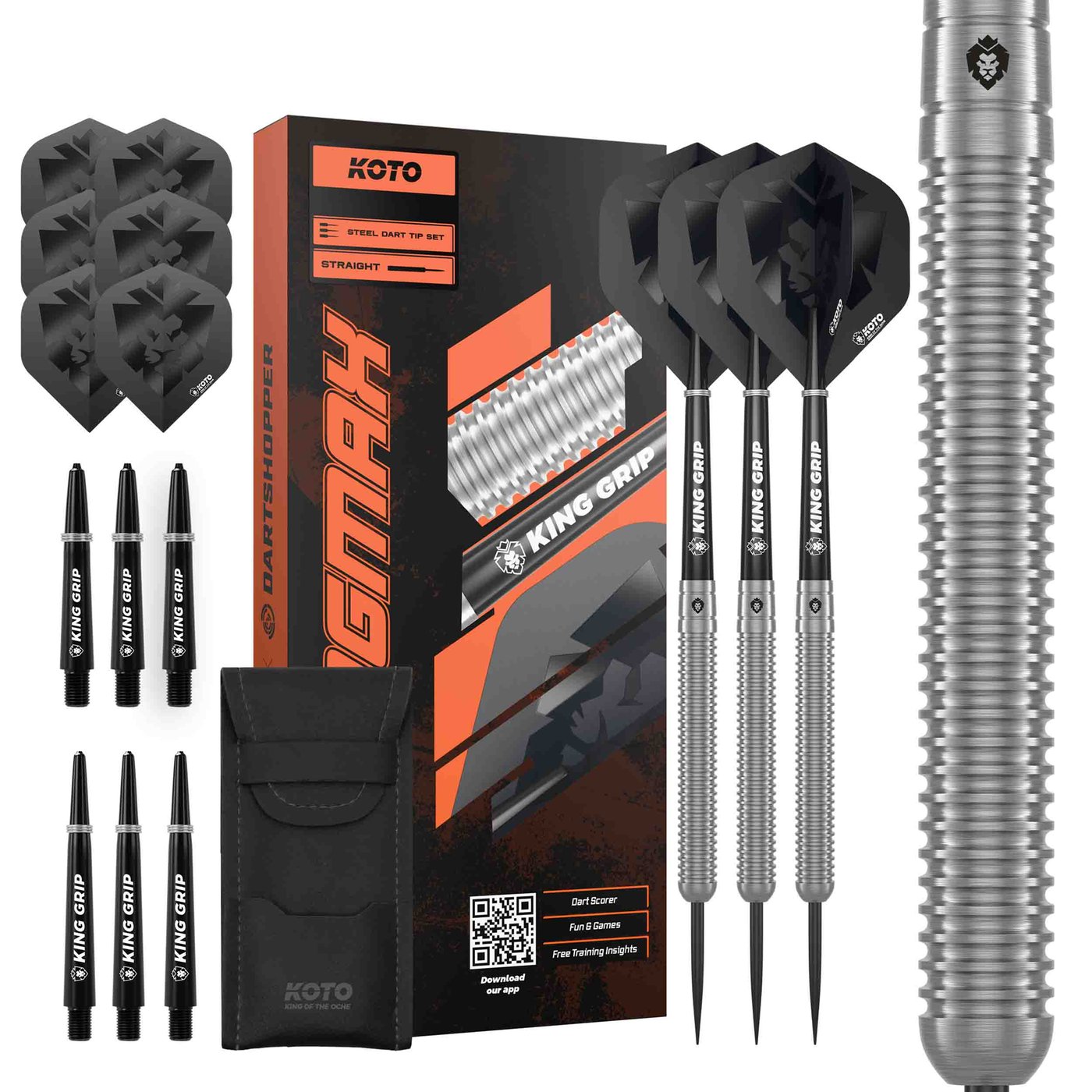 KOTO Kingmax 90% - Steel Tip Darts