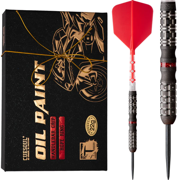 Cuesoul Motorcycle Hope Ring Red 90% - Steel Tip Darts