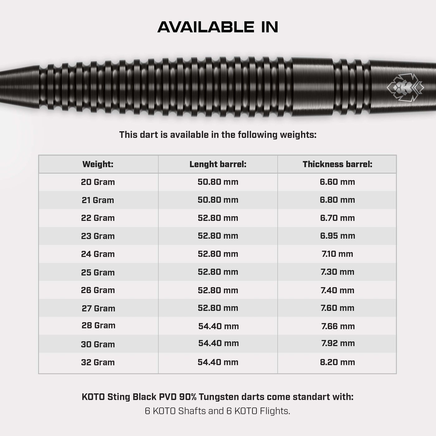 KOTO - Sting Blue Electro 90% Darts 22g, Dart Arrows, Blue, Darts Set Incl. 3 Barrels, KOTO Flights Shafts & Dartwallet, Sturdy Ring Grip KOTO - Sting Blue Electro 90% Darts 22g, Dart Arrows, Blue, Darts Set Incl. 3 Barrels, KOTO Flights Shafts & Dartwallet, Sturdy Ring Grip