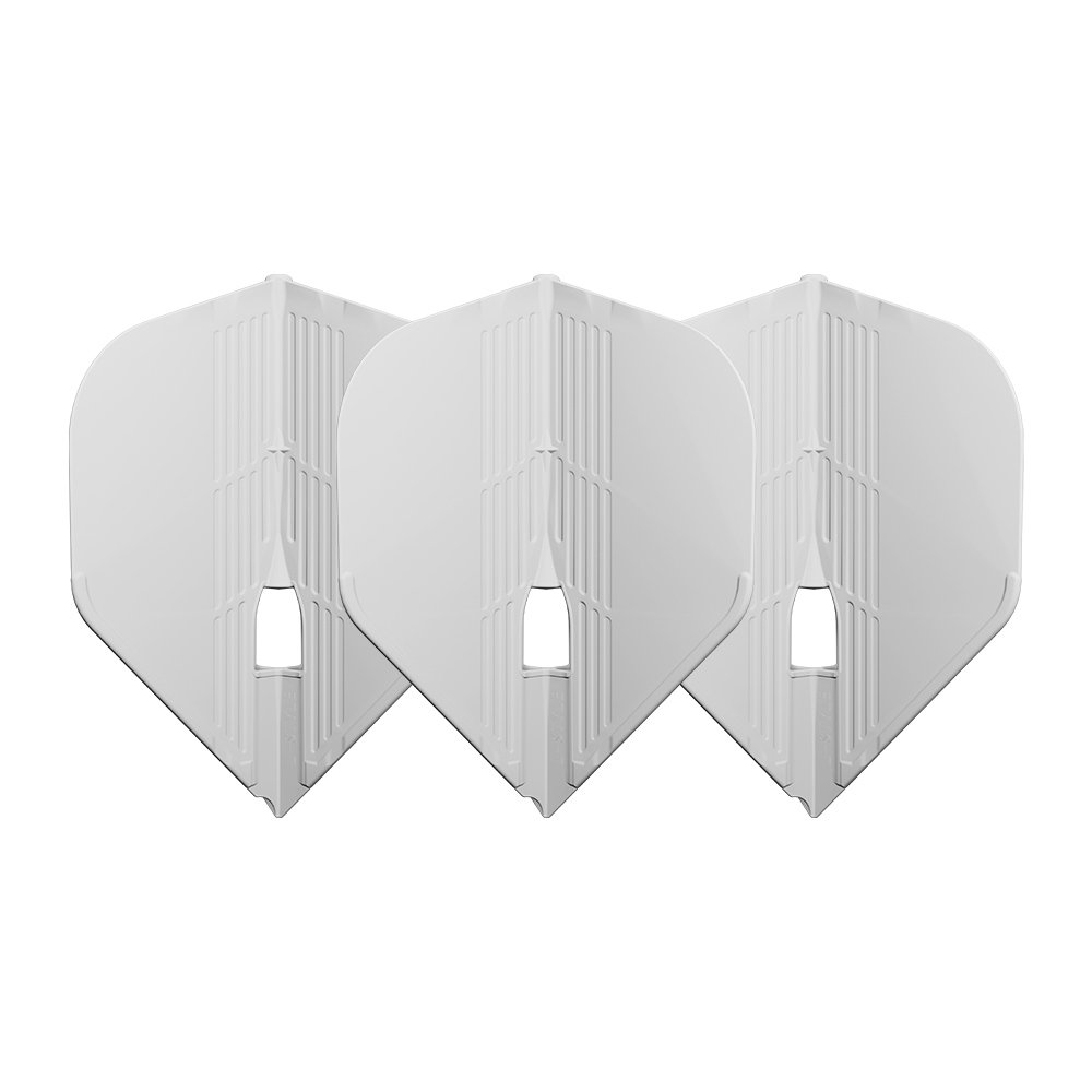 L-Style Champagne Kami L1 Standard White Darts Flights