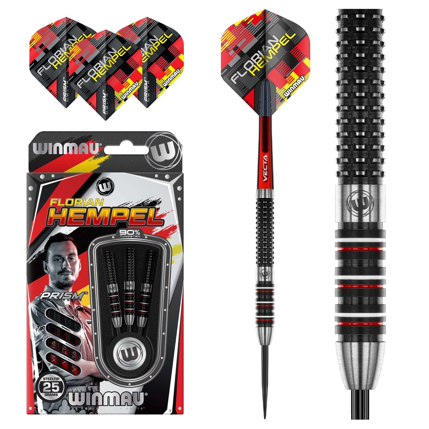 [Tweedekans] Winmau Florian Hempel 90% 23 gram