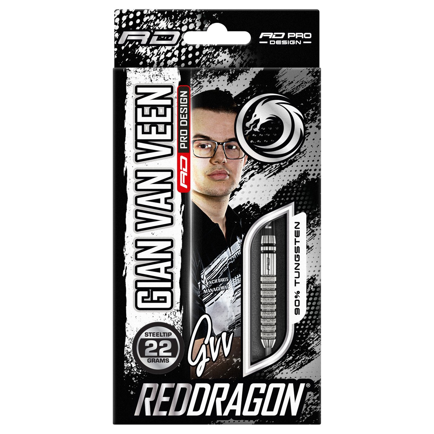 Red Dragon Gian van Veen Tour Edition 90% Darts