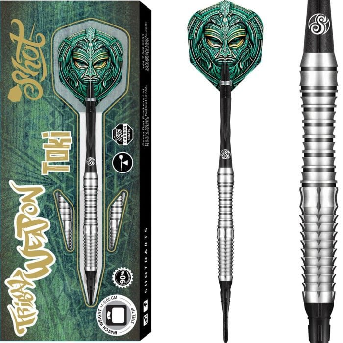 Shot Tribal Weapon Toki 90% Soft Tip Darts