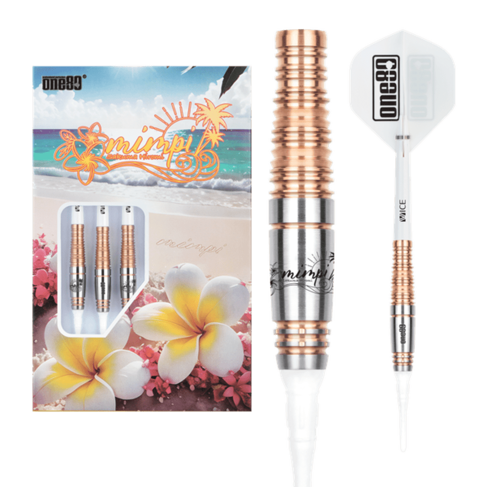 ONE80 Hiromi Sakura Mimpi II Rosegold 90% Soft Tip Darts