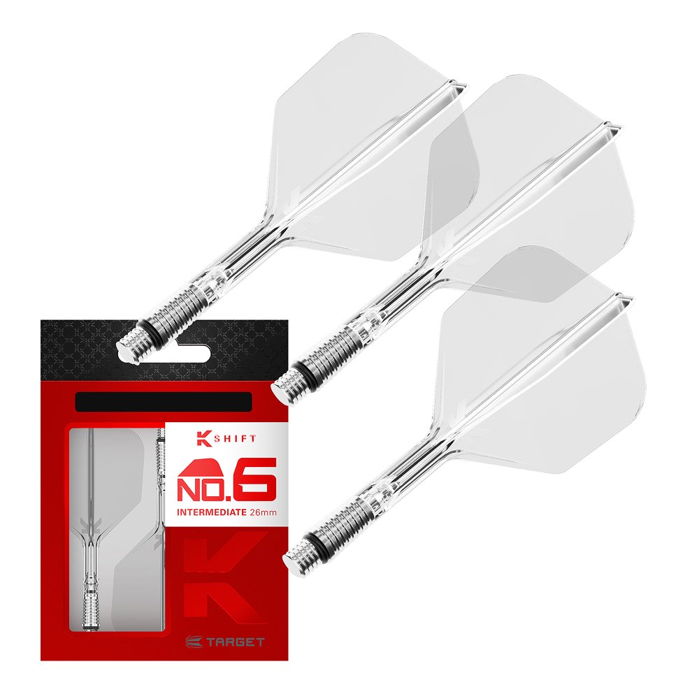 Target K-Shift Clear NO6 - Dart Flights