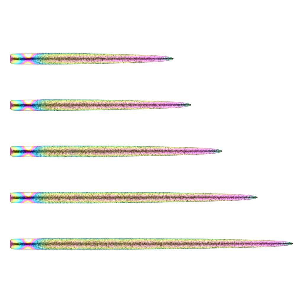 ONE80 Long Taper Point Sand Coated Rainbow