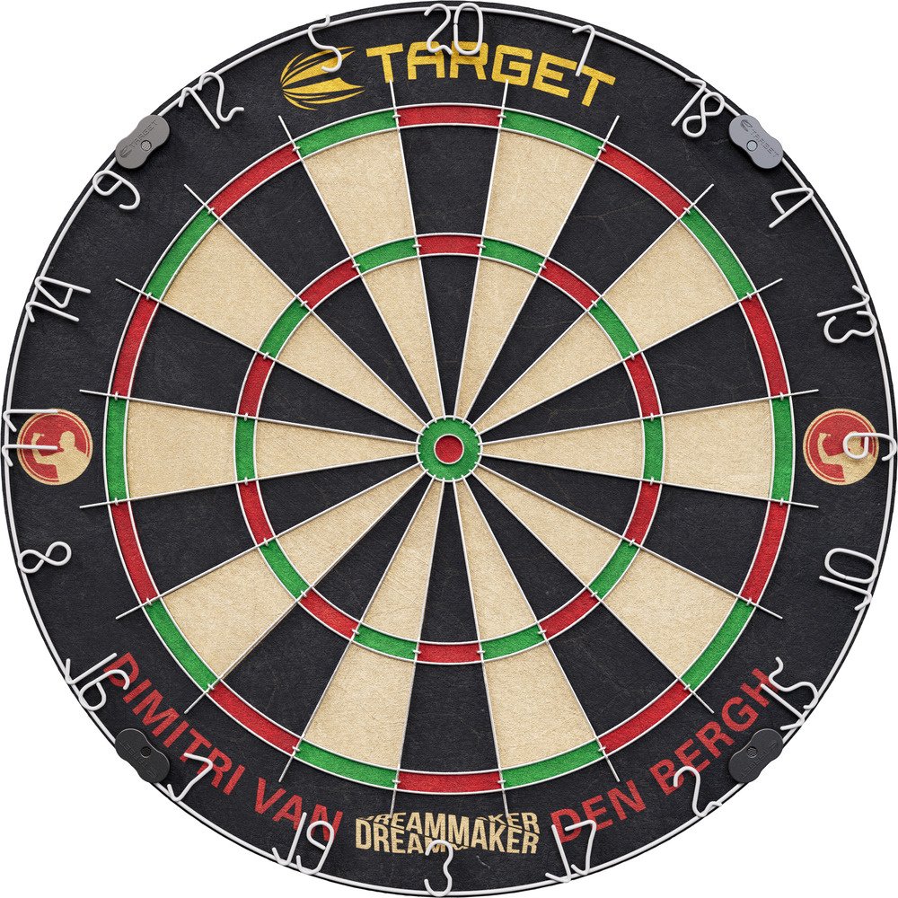Target Dimitri van den Bergh  Set Dartskive - Professionel