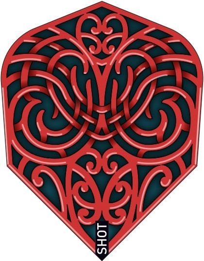Shot Warrior Kapene Std.6 Darts Flights