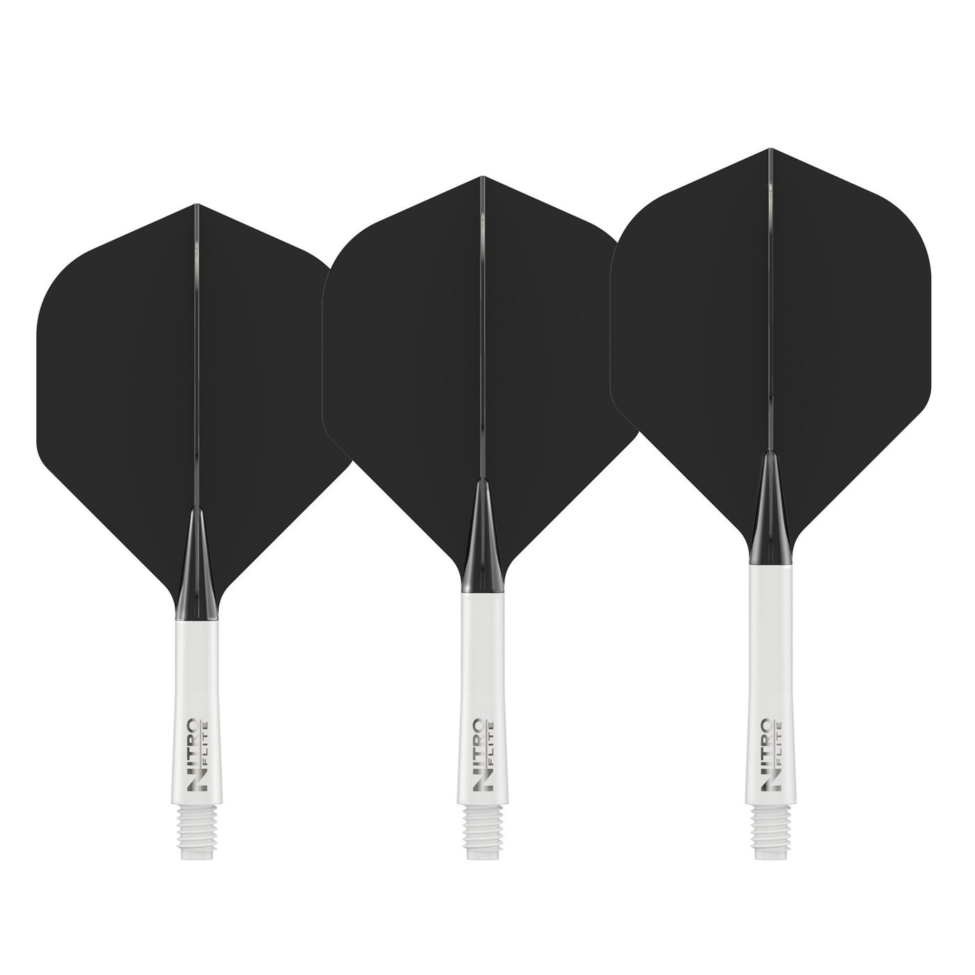 Red Dragon Nitro Flite System White Black NO2 Dart Flights