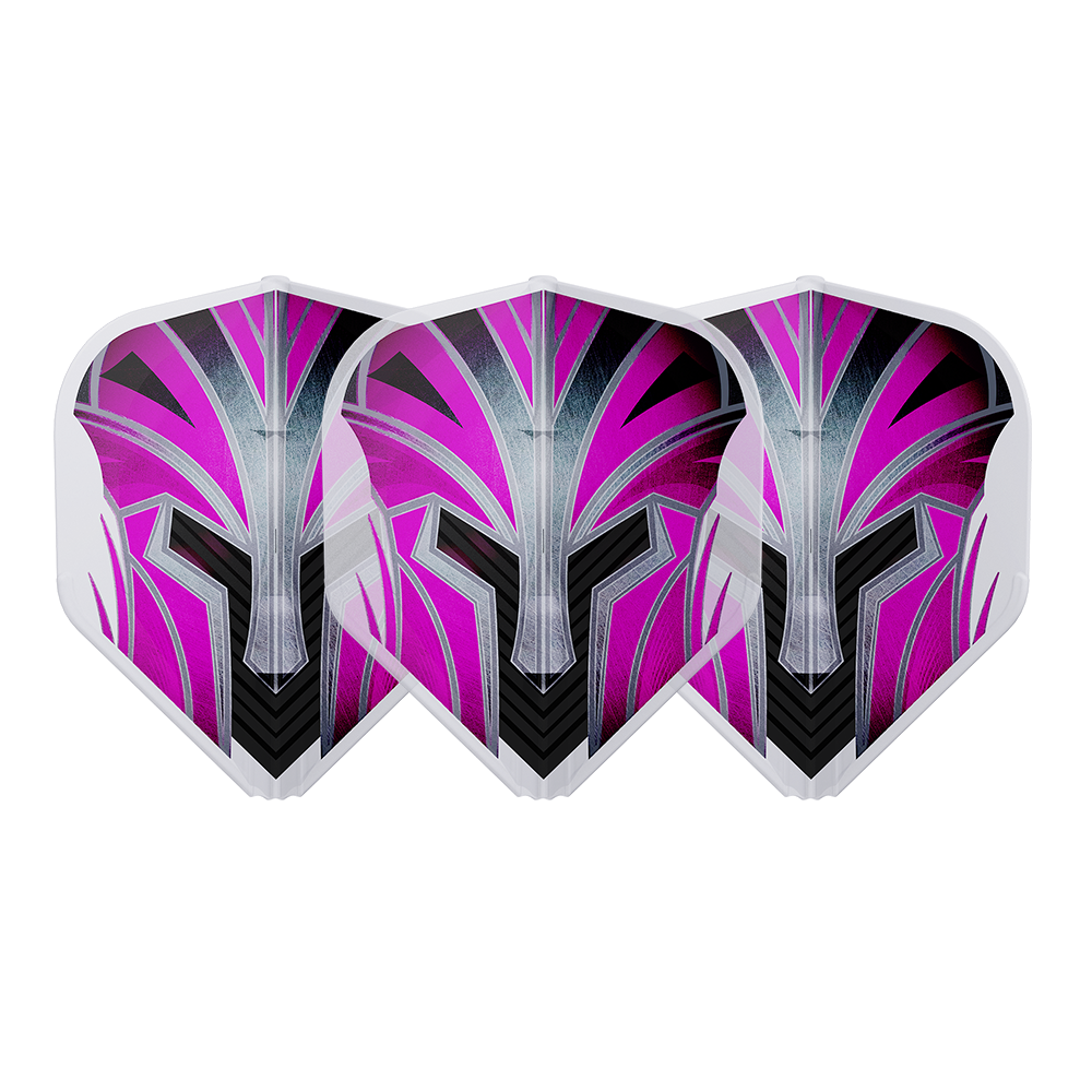 L-Style EZ L1 Prime Series Pink Clear White Darts Flights