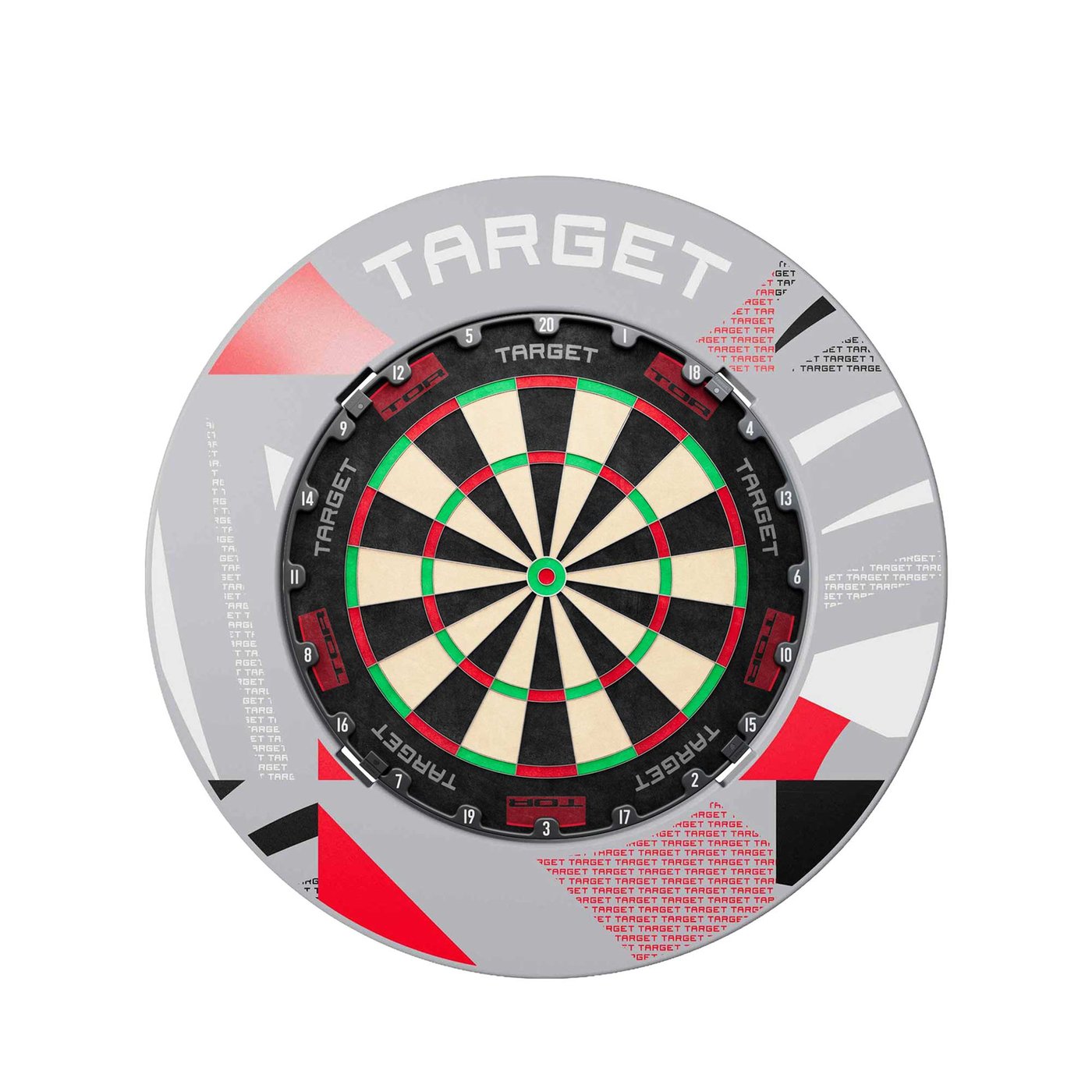 Target TOR + Target Grey Patterned Notched Surround - Dartset