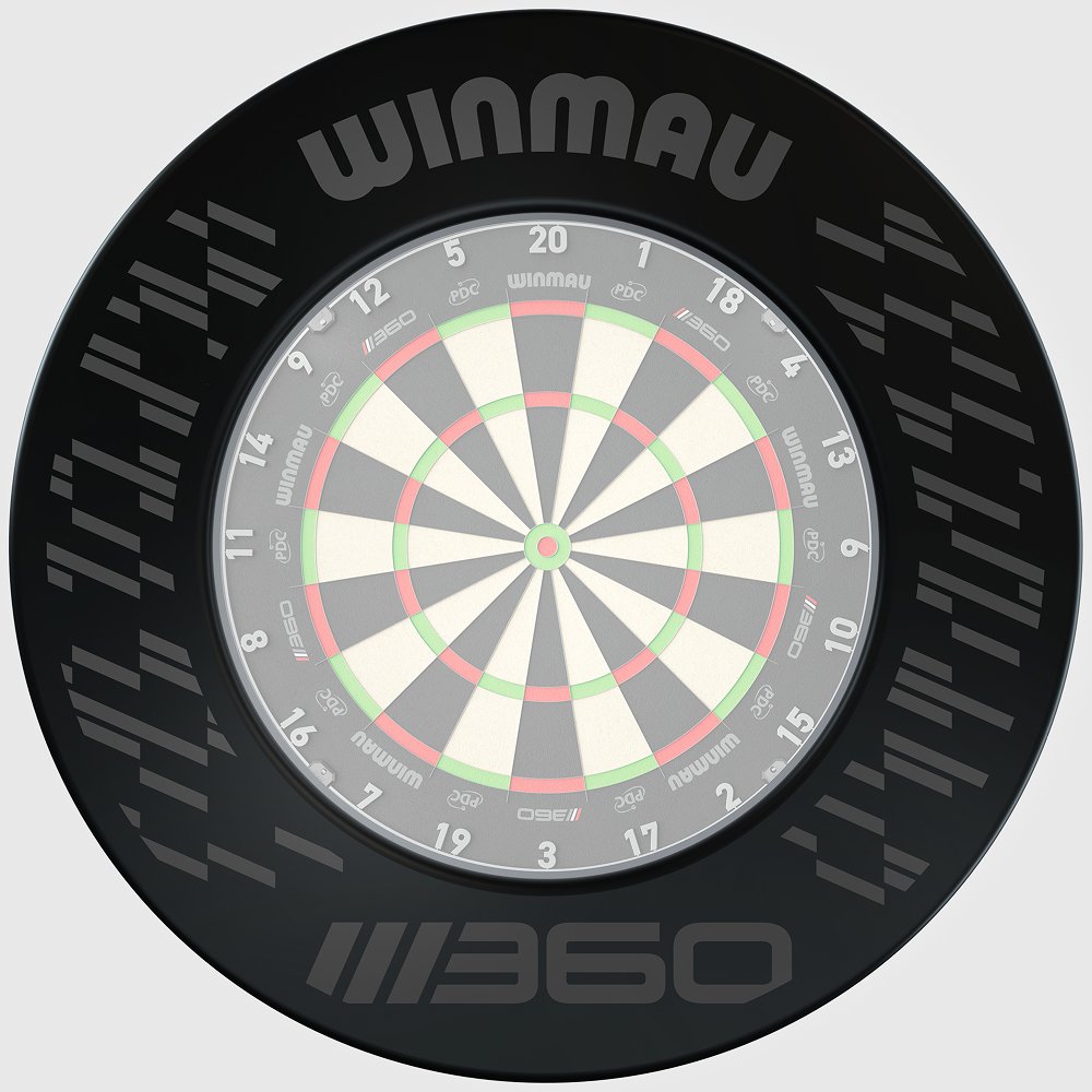 Winmau 360 Black - Dartboard Surround - Dartshopper.com