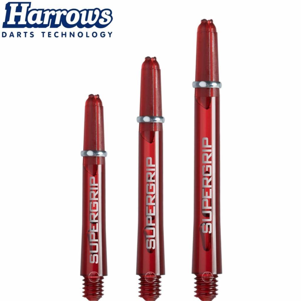 Harrows Supergrip Red Dartskaft