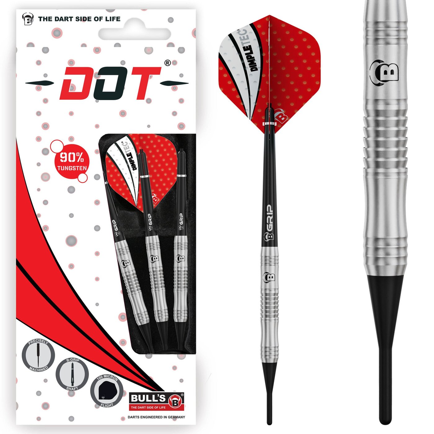 BULL'S Dot D4 90% Soft Tip Darts