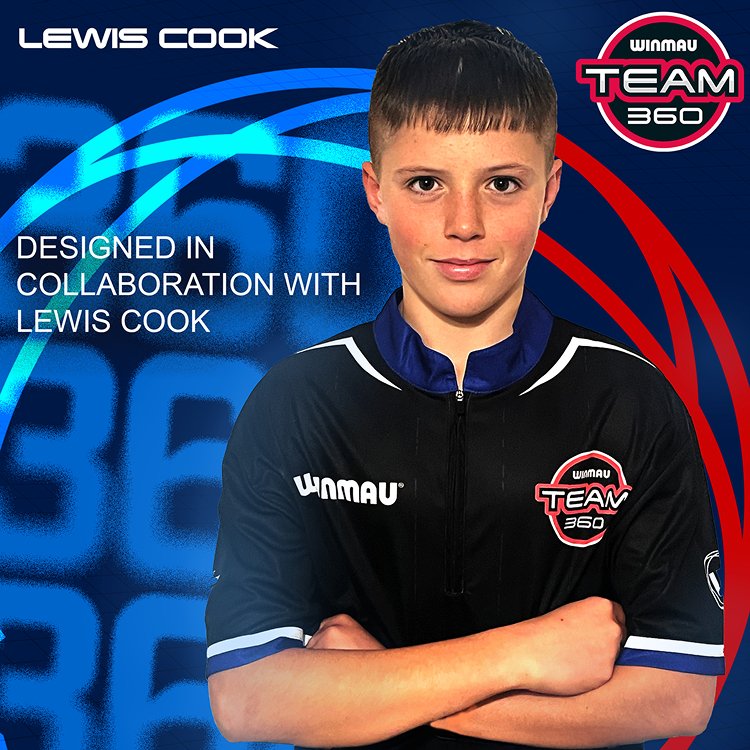 Winmau Team 360 Lewis Cook 90% - Dartpijlen - Dartshopper.nl