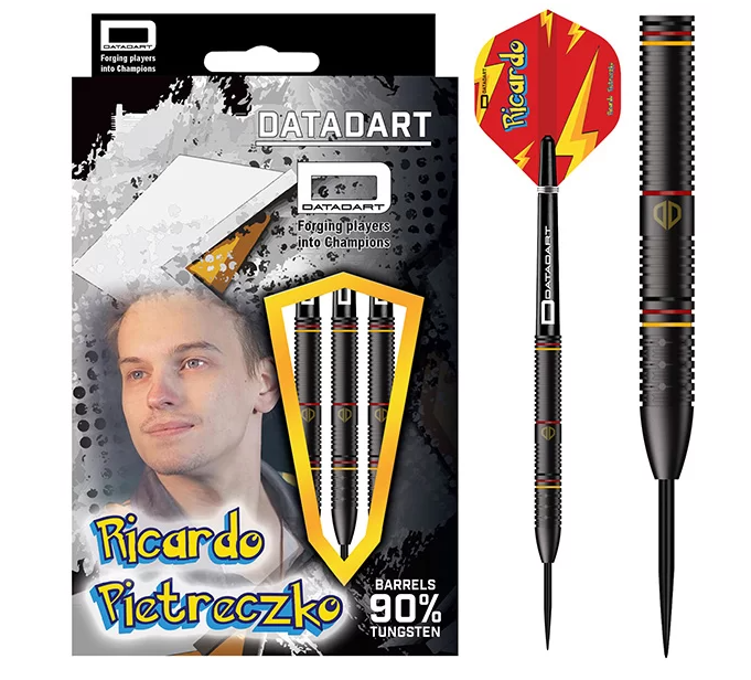 DATADART Ricardo Pietreczko 90% Pikachu - Black PVD Darts