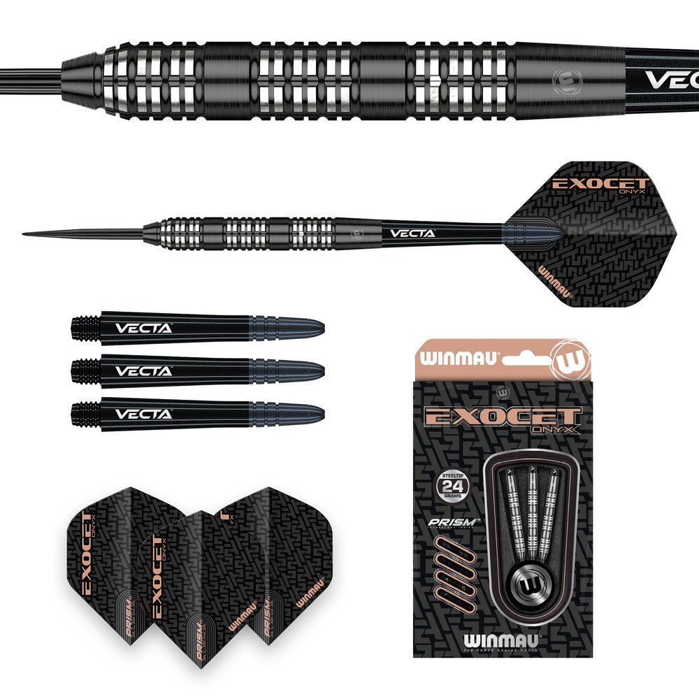 Winmau Exocet Onyx 90% Dartshopper Exclusives - Steel Tip Darts