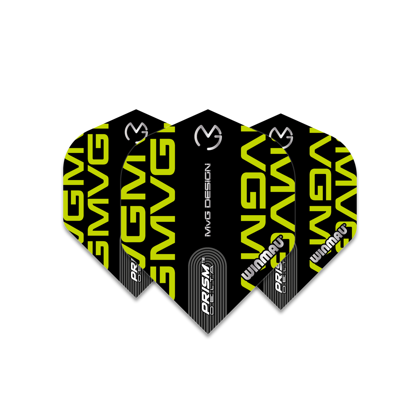 Winmau Prism Delta MVG Black Darts Flights