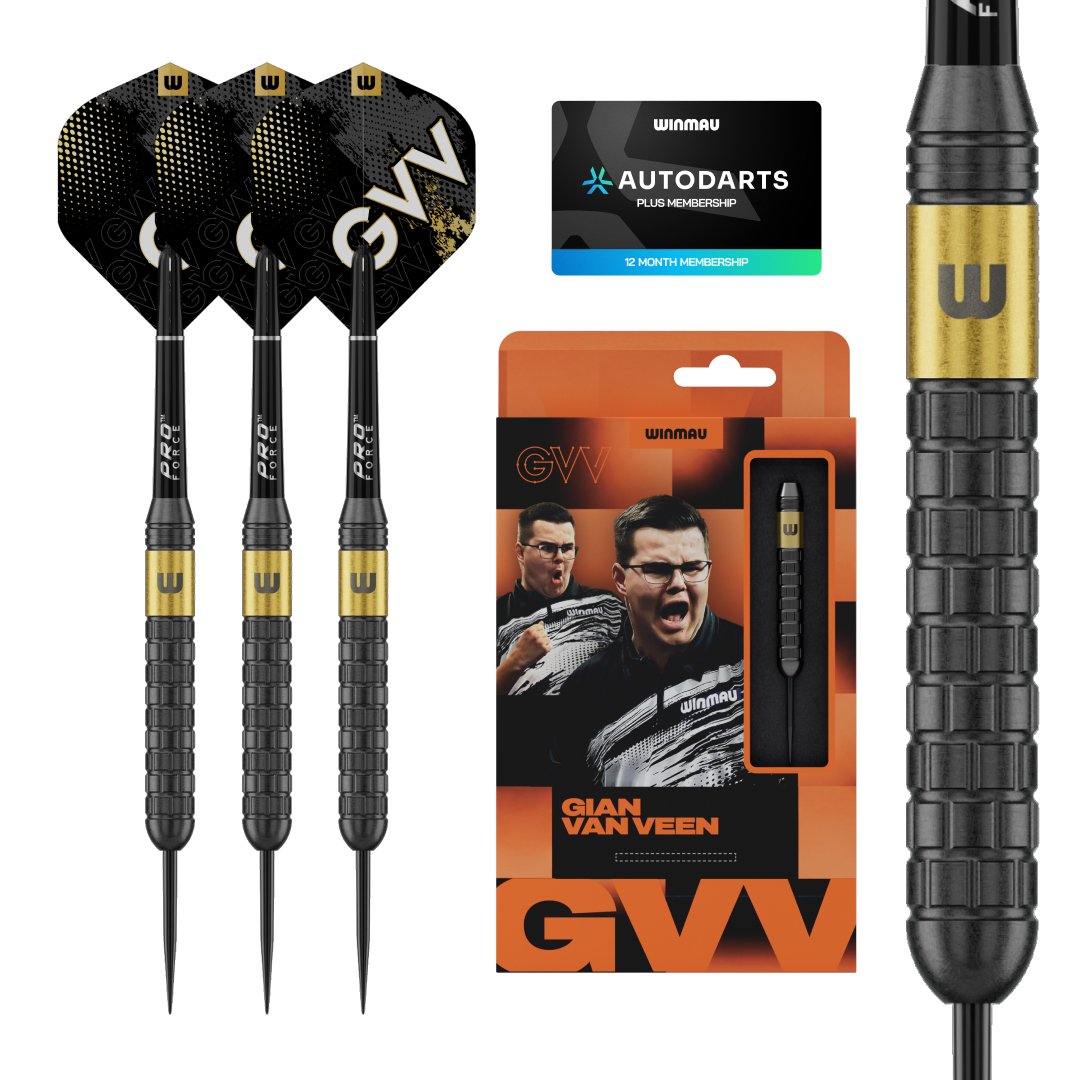 Winmau Gian van Veen Core Brass - Steel Tip Darts