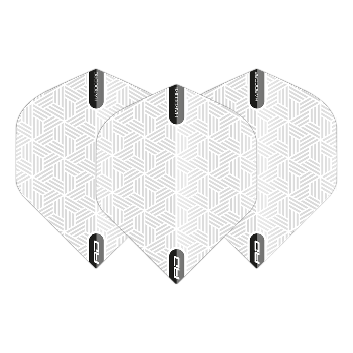 RED DRAGON Hardcore XT – Lot De 4 Jeux D'ailerons Pour Fléchettes – Double Flux, 100 Microns, Format Standard