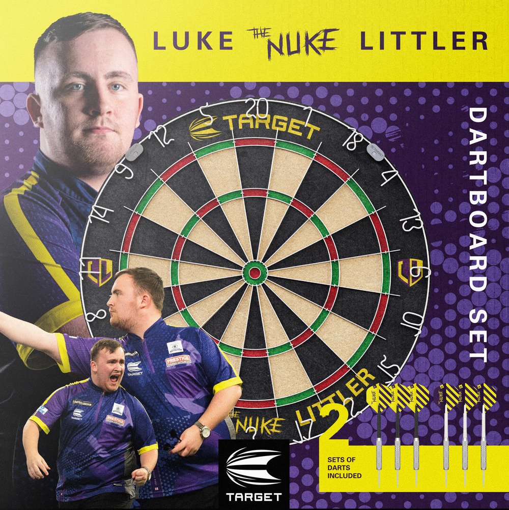 [Deuxième Chance] Cible Luke The Nuke Littler Dartset               