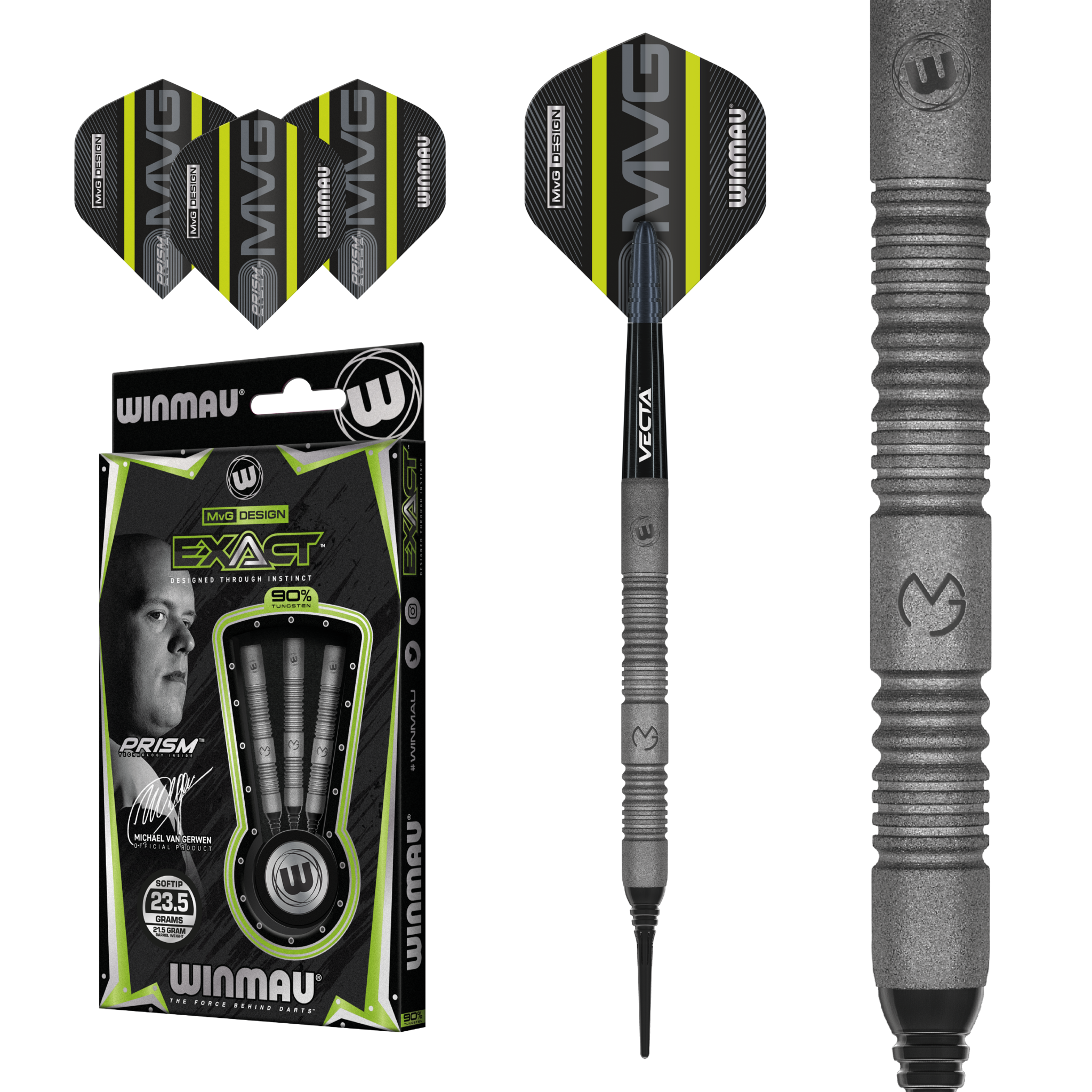 Winmau Michael van Gerwen Exact 90% - Soft Tip Darts - Dartshopper.com