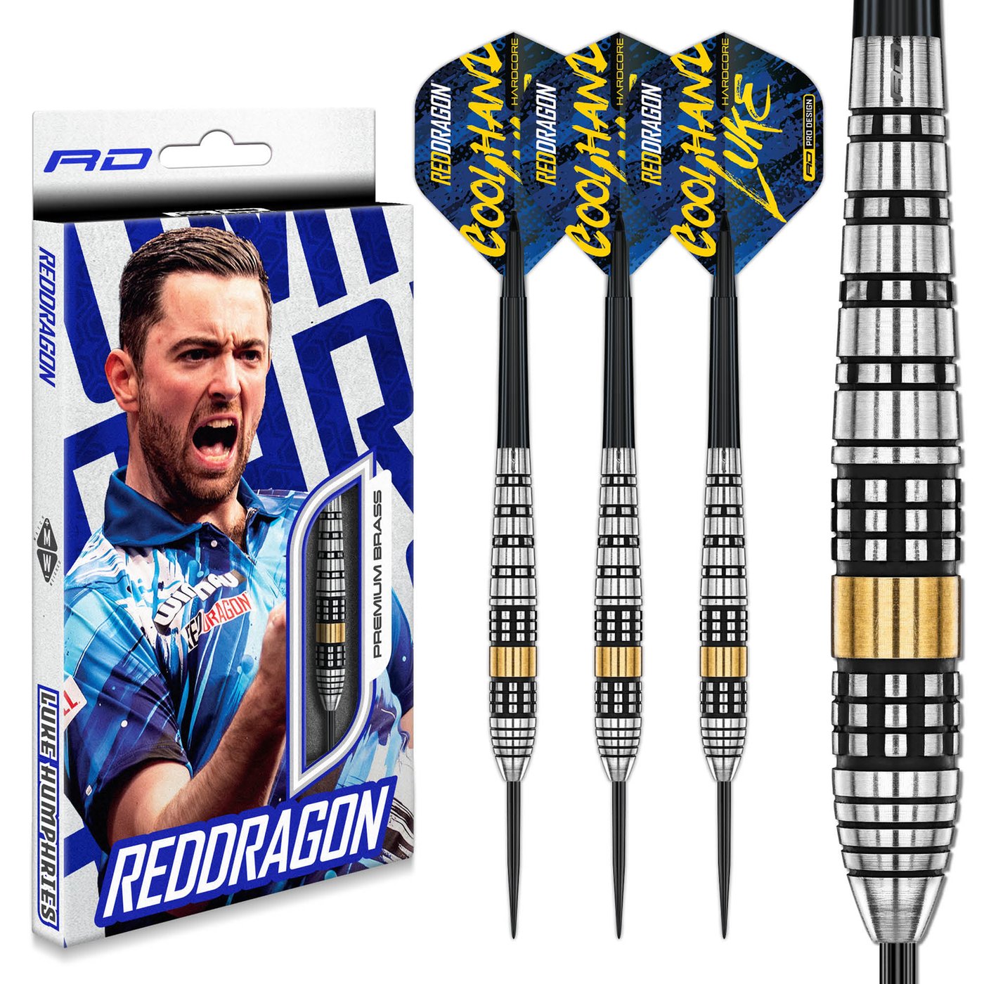 Red Dragon Luke Humphries Brass Signature Edition - Lotki do Darta