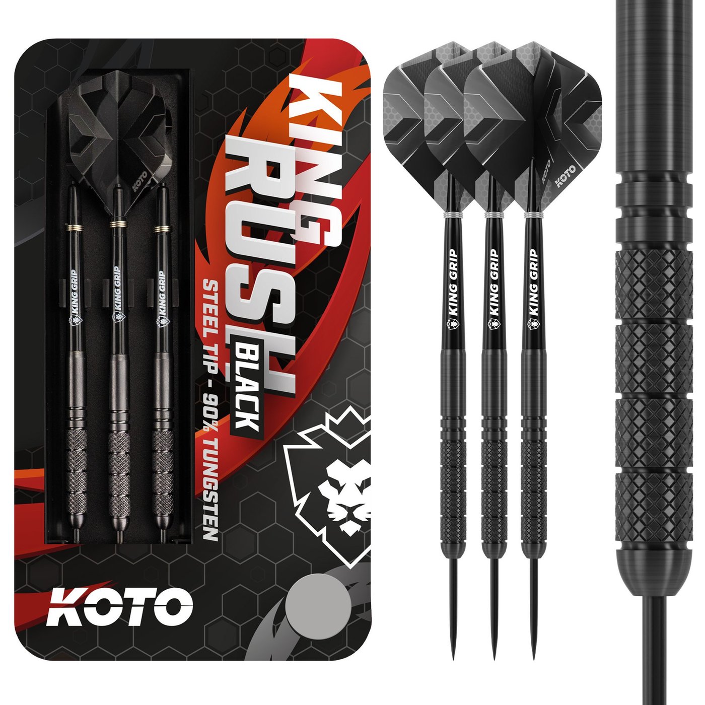 KOTO King Rush Black 90% Darts