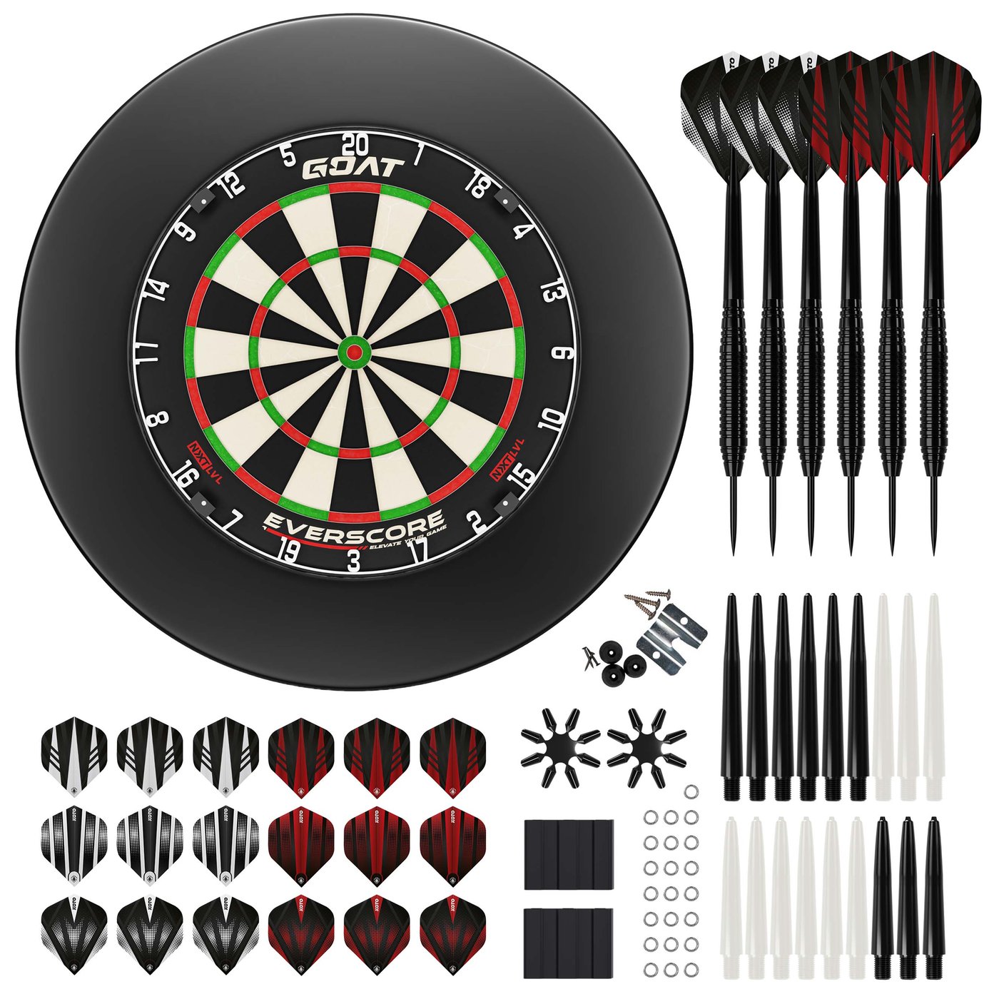 GOAT Everscore + Surround + KOTO Accessory Kit Steeltip Black 90 Pieces