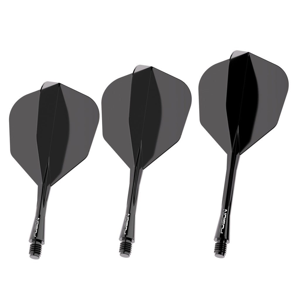 Plumas Winmau Fusion Solid Black NO6
