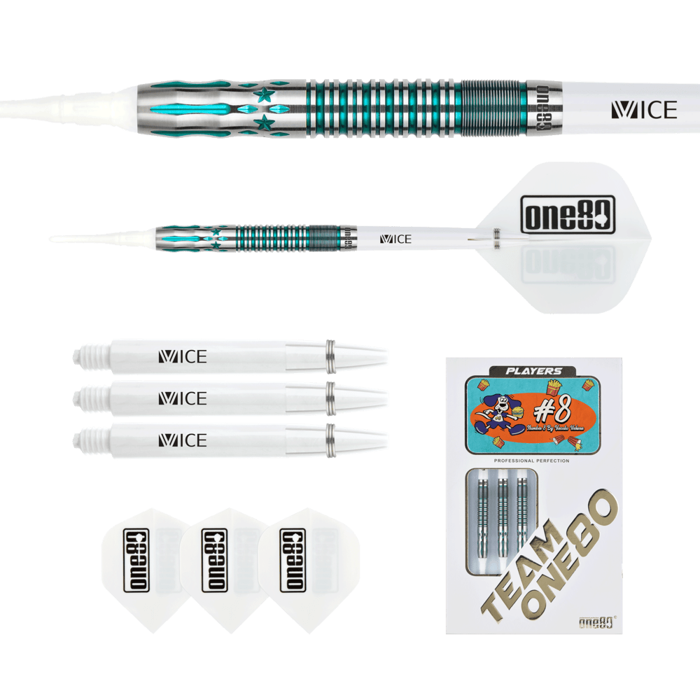 ONE80 Yasuko Uehara Blue 90% Soft Tip Darts
