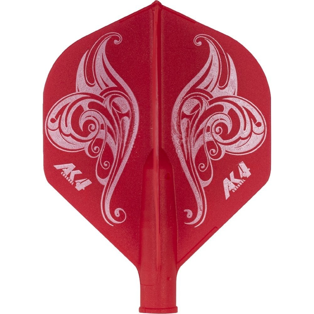 Cuesoul - Tero System AK4 Flower - Red Standard Darts Flights