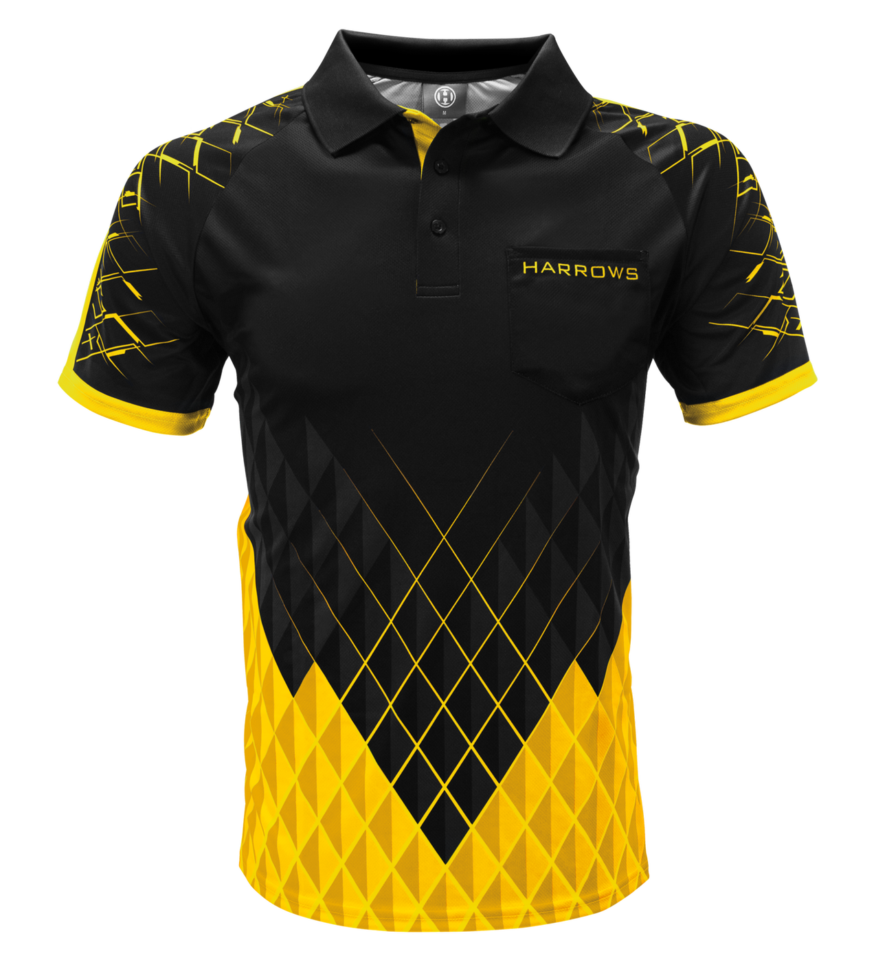 Harrows Paragon Yellow - Dart Shirt