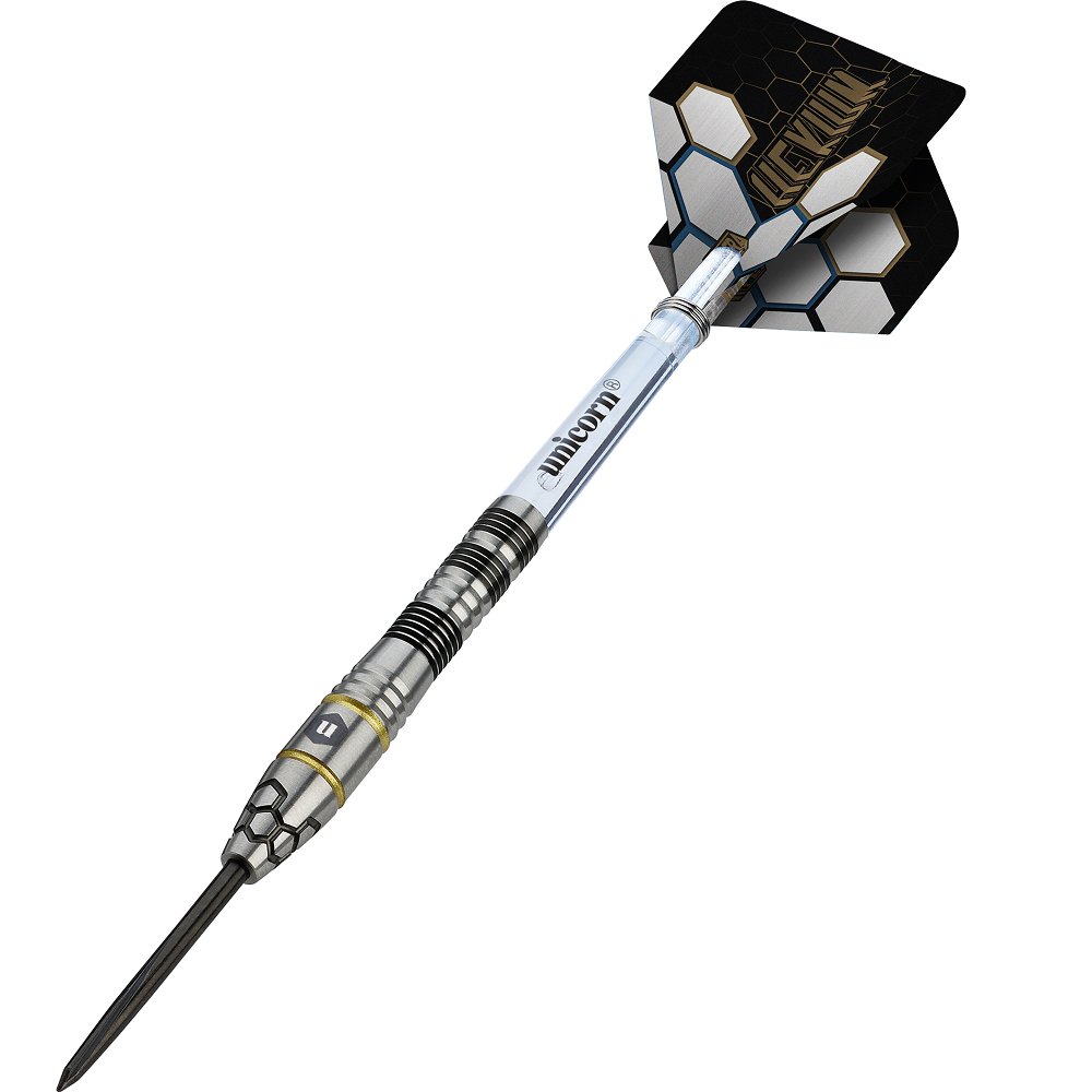 Unicorn Hexium 1 Black Gold 90% Darts - Dartshopper