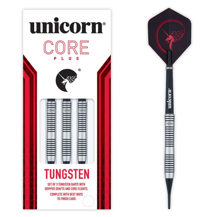 Unicorn Core XL Freccette A Punta Morbida – 20g, Barilotti In Tungsteno 80%, Rosso, Set Unisex - 4