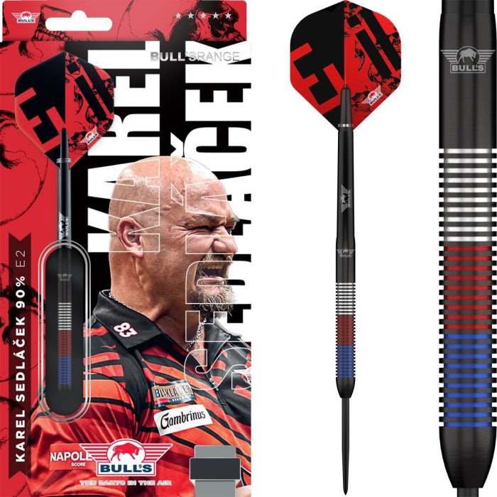 Bull's Karel Sedlacek E2 90% - Šipky Steel