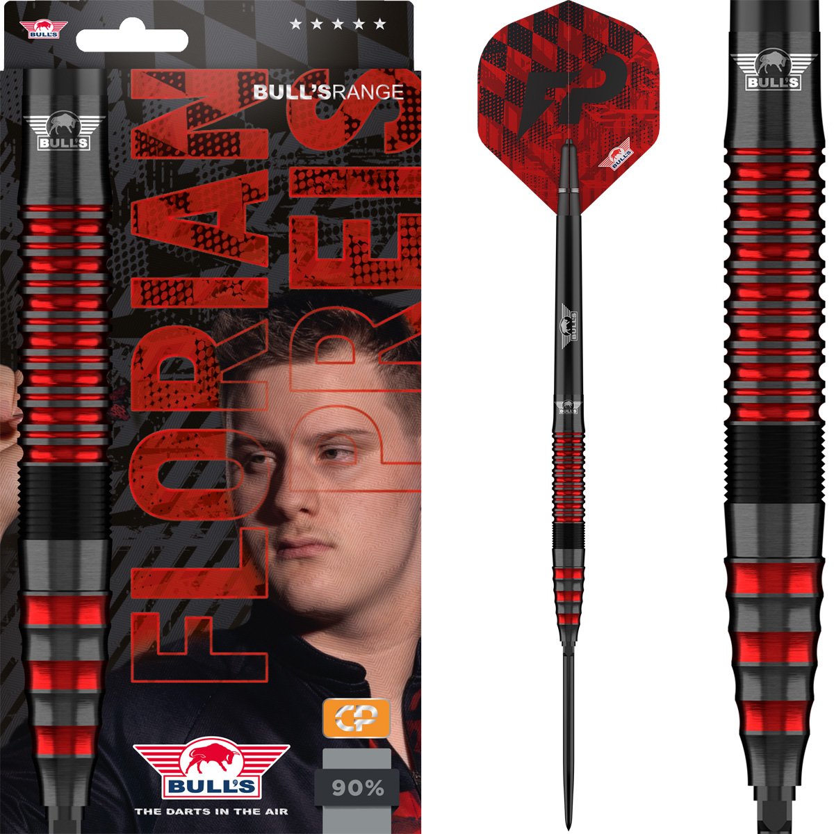 Bull's Florian Preiss Convertible Points 90% - Steel Tip Darts