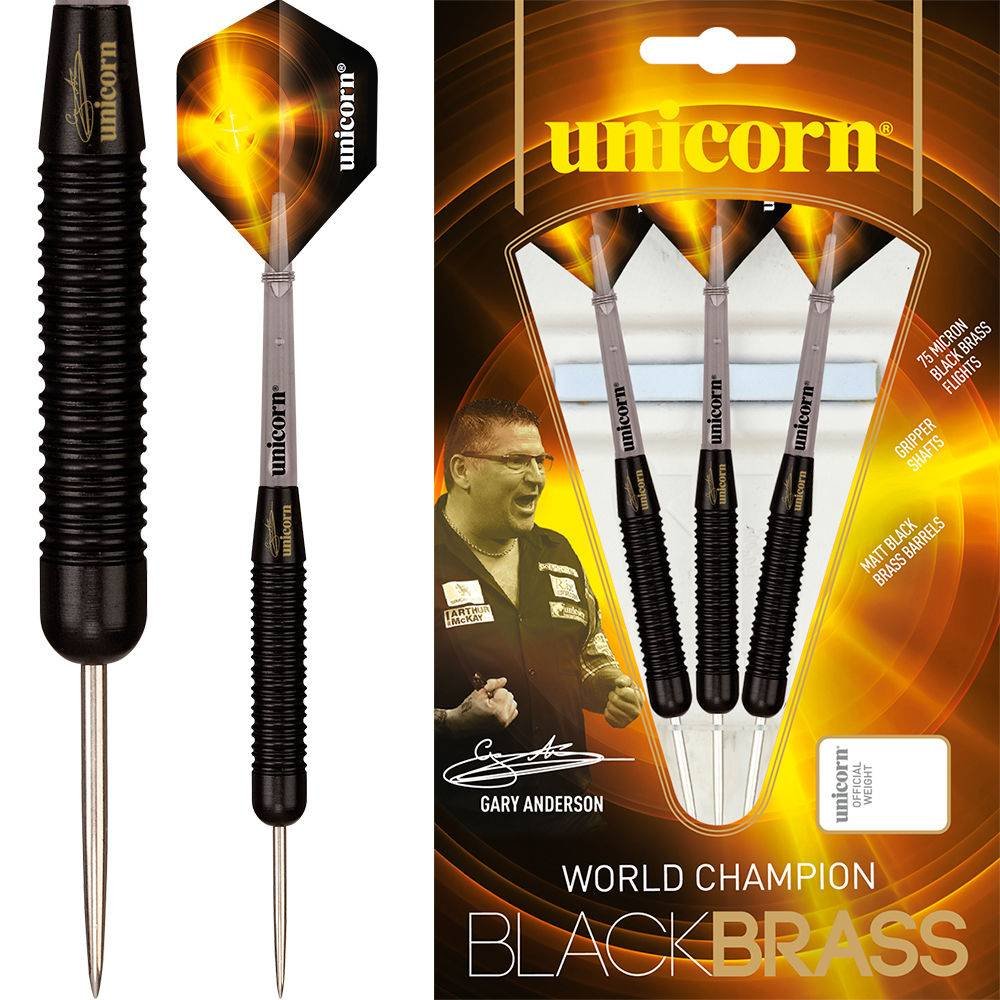 Unicorn Gary Anderson World Champion Black Brass P1 Darts