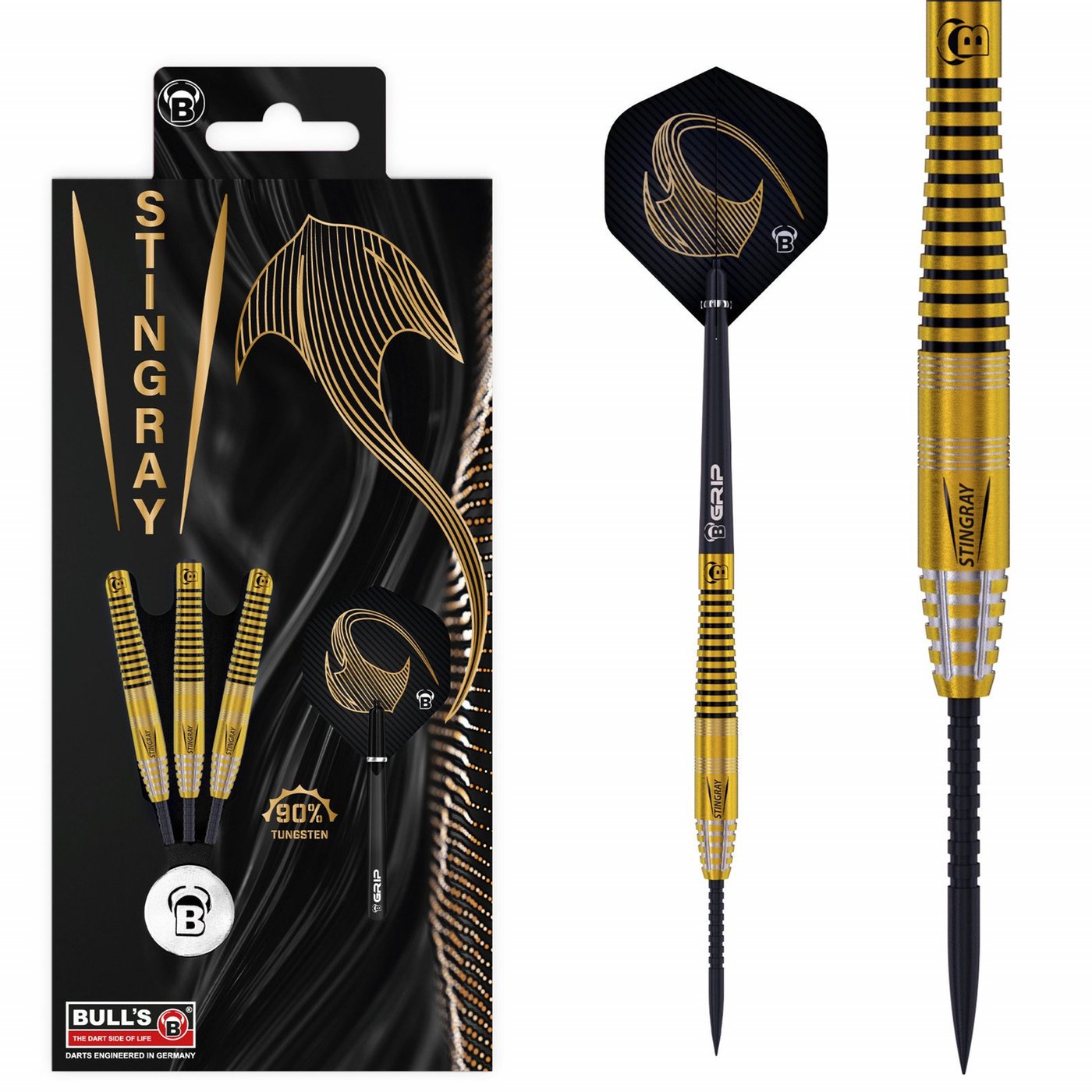 BULL'S Stingray ST3 90% - Steel Tip Darts