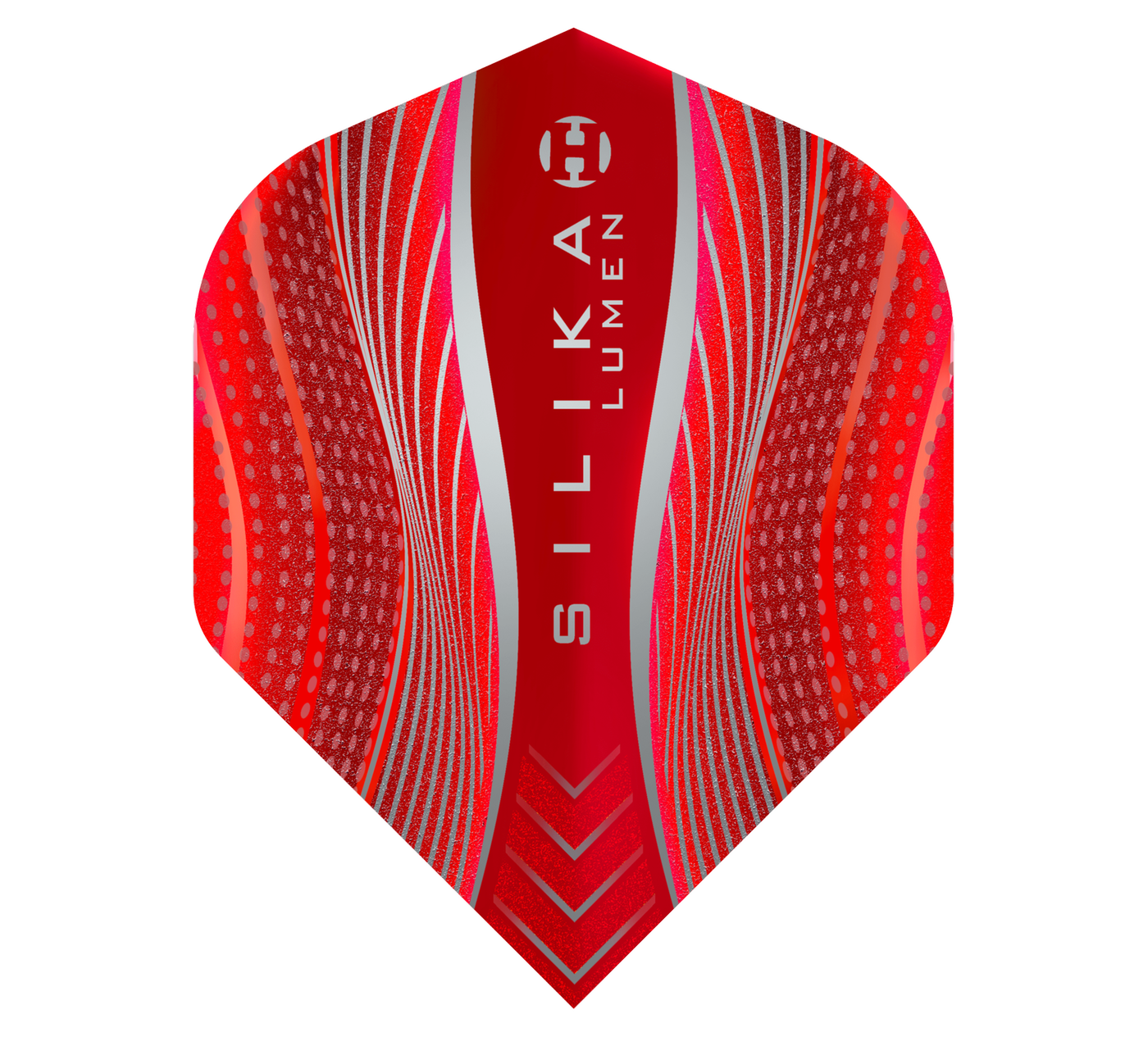 Harrows Silika Lumen NO2 Red Tough Crystalline Coated Darts Flights